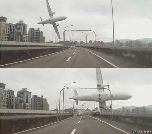 19 die as Taiwan plane crashes into river