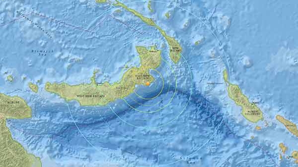 7.4 quake, aftershocks hit Papua New Guinea prompting tsunami scare
