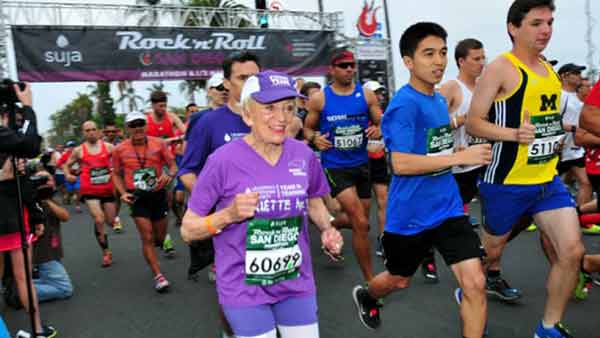 92-year-old becomes oldest woman to finish marathon