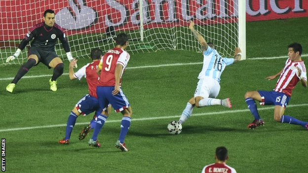 Argentina thrash Paraguay to reach Copa America final