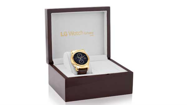 LG launches gold version of Urbane watch