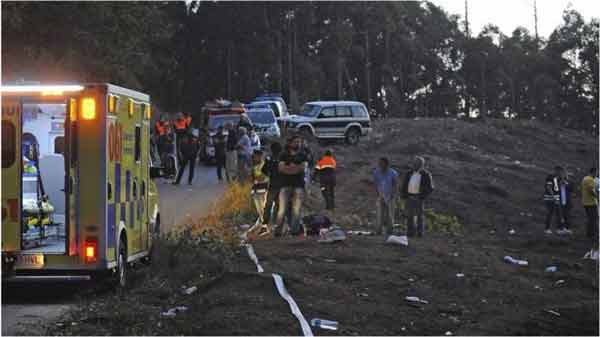 6 killed in Spain car rally accident