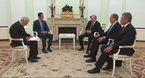 US pours scorn on Assad Moscow trip