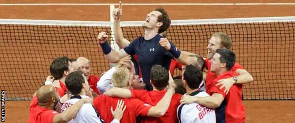 Andy Murray wins the Davis Cup for Great Britain