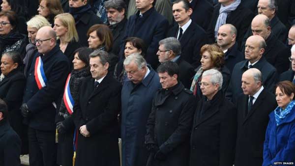 France holds memorial for Paris victims