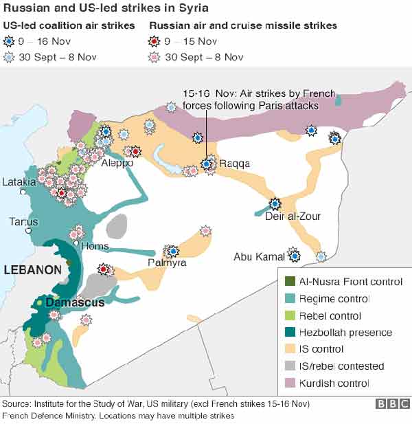 Raqqa air strikes kill 33 IS militants