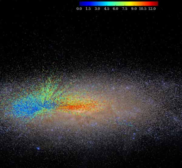 ‘Age map’ traces galactic history
