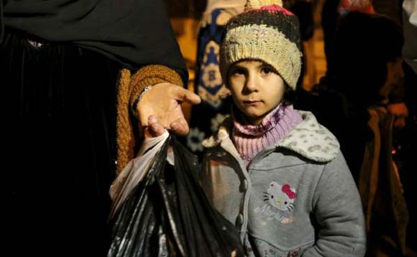 Evacuation call at starving Syrian town