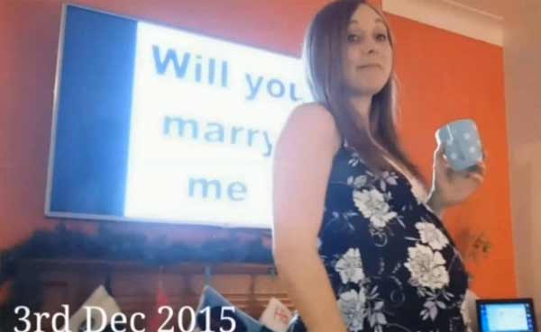 The 148-day wedding proposal that’s going viral