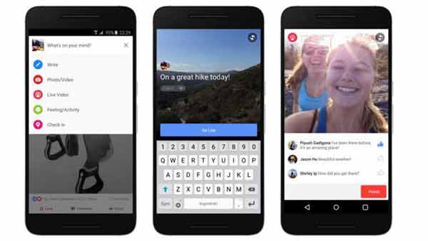 Facebook rolling out live streaming service to Android users