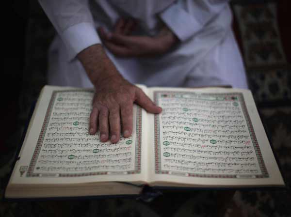 The Quran for proof that Islam is a peaceful religion