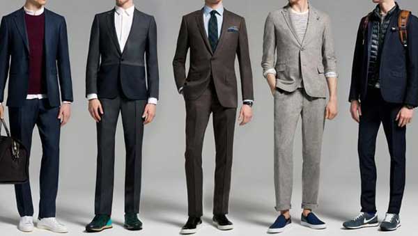 Fashionspiration: Of course, men can wear sneakers with a suit