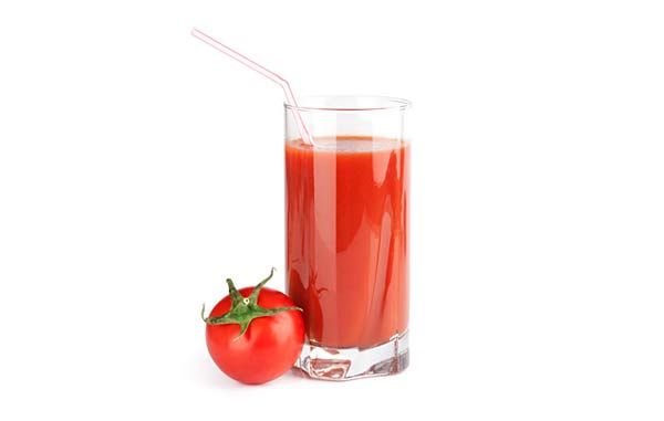 Healthy fresh tomato juice