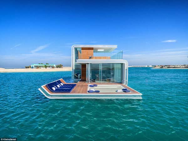 World’s first luxury floating villa undergoes test in Dubai