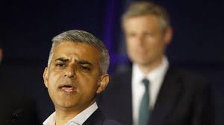 Sadiq Khan elected London mayor