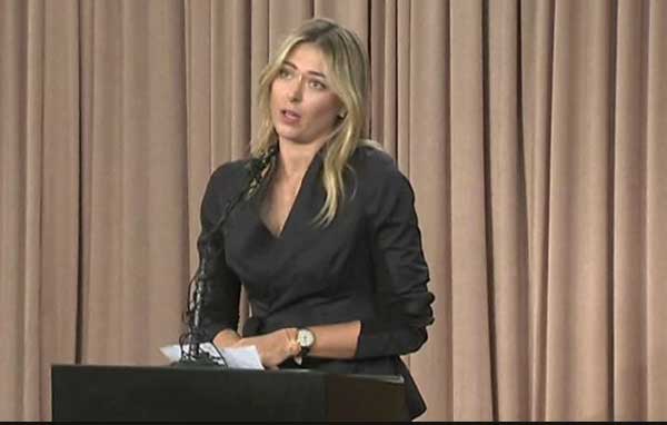 Maria Sharapova banned for two years