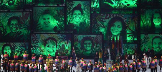 Olympics opening ceremony celebrate Brazil to open games
