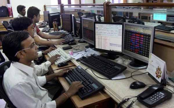 Sensex trading marginally up