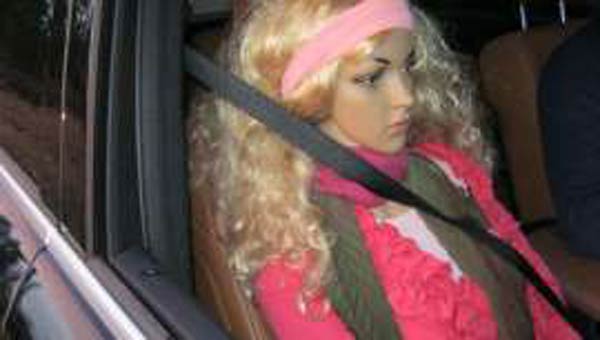 Driver caught riding with life-like dummy in HOV lane