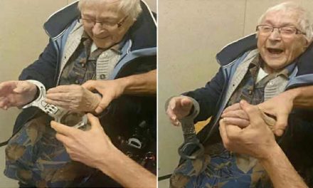 99-year-old granny gets ‘arrested’ to fulfill bucket list!