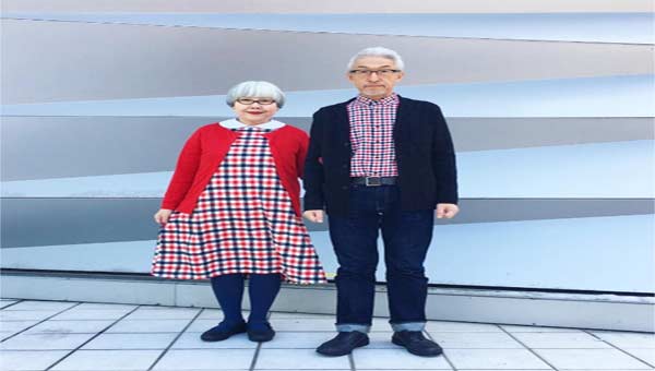 Japanese couple for 37 years wear matching outfits every day