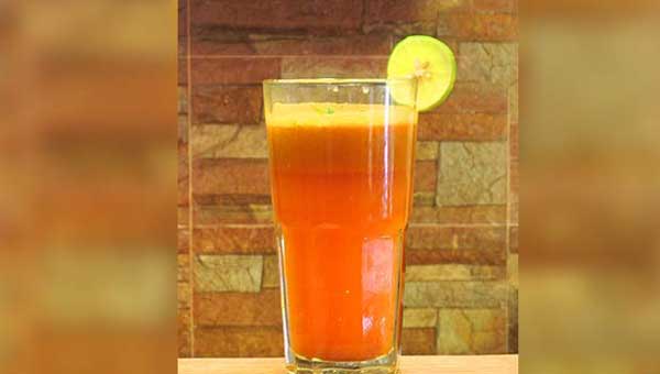 Orange and ginger detox drink