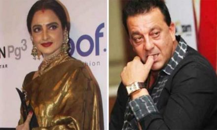Rekha’s ‘sindur’ is not for Sanjay Dutt, they aren’t married, says biographer