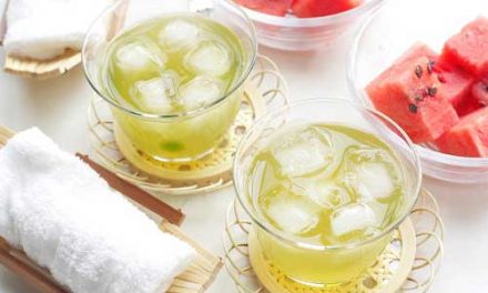Watermelon iced tea, spring and summer beverage!