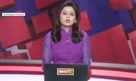 TV anchor reads out news of her husband’s death in car accident