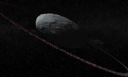 Beyond orbit of Neptune, a dwarf ringed-planet is found