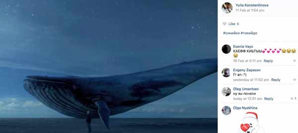 Blue Whale, a twisted suicide challenge