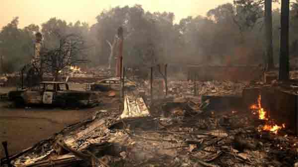 Forty dead as California blazes continue