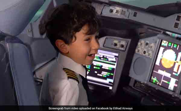 Six-year-old-boy becomes ‘Pilot’ for a day