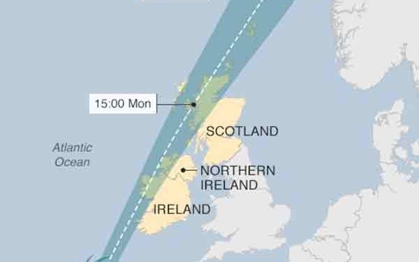 ‘Danger to life’ warning as storm heads to UK and Ireland