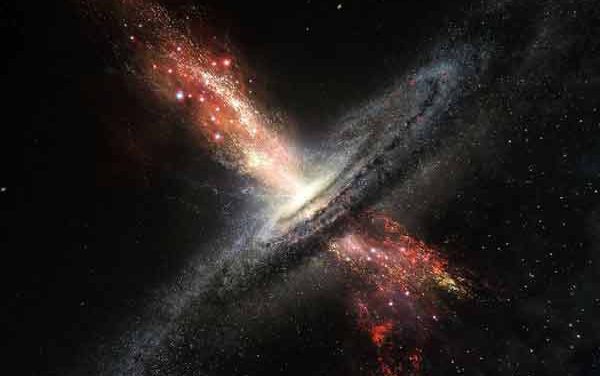 Researchers catch supermassive black hole burping