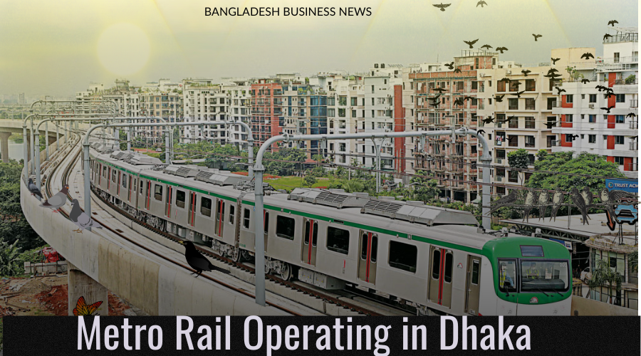 Metro Rail in Dhaka.